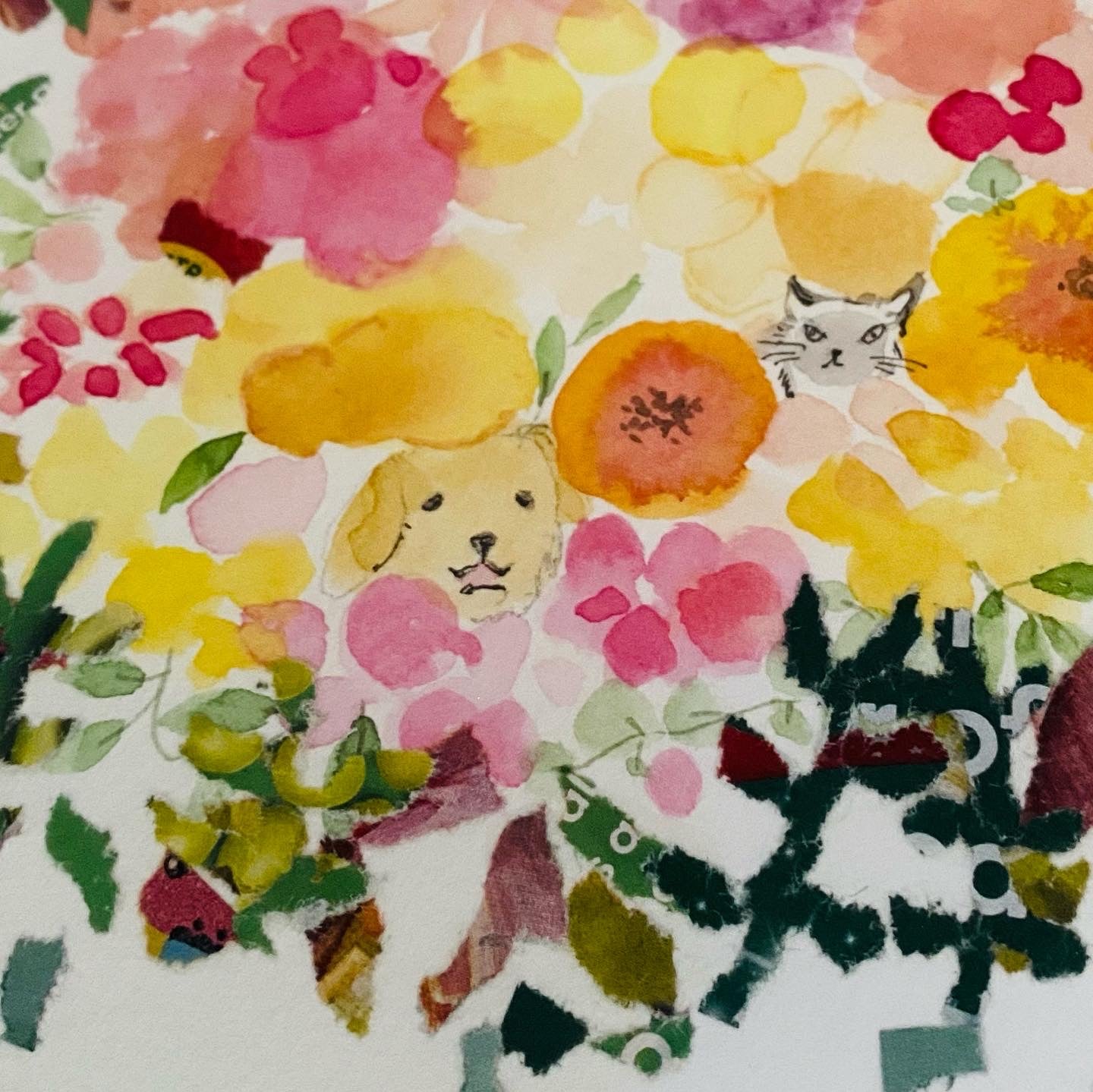 Hide and seek Art print