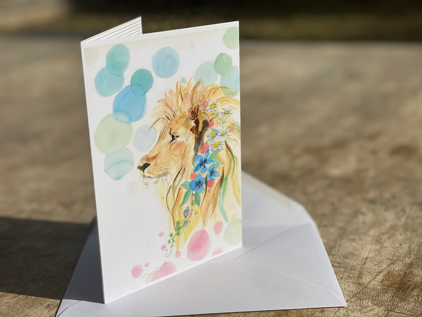 Lion Greetings Card