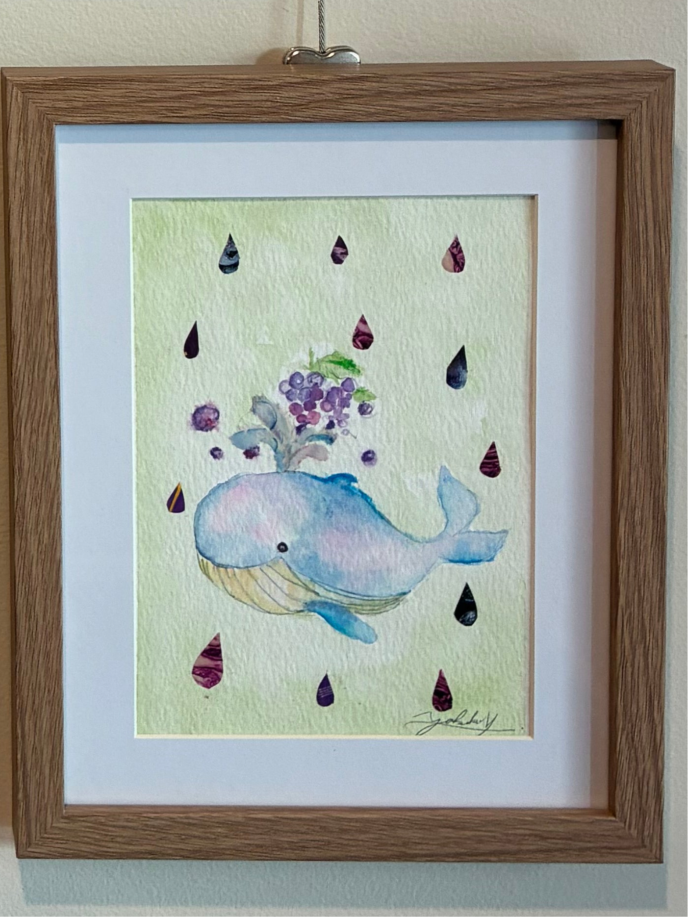 Grape juce raindrops, 2025