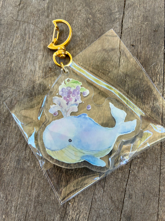 Key chain ( grape juice raindrops)
