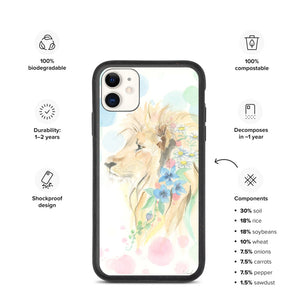 スライドショーBiodegradable phone case &#39;Lion&#39;の画像を開く
