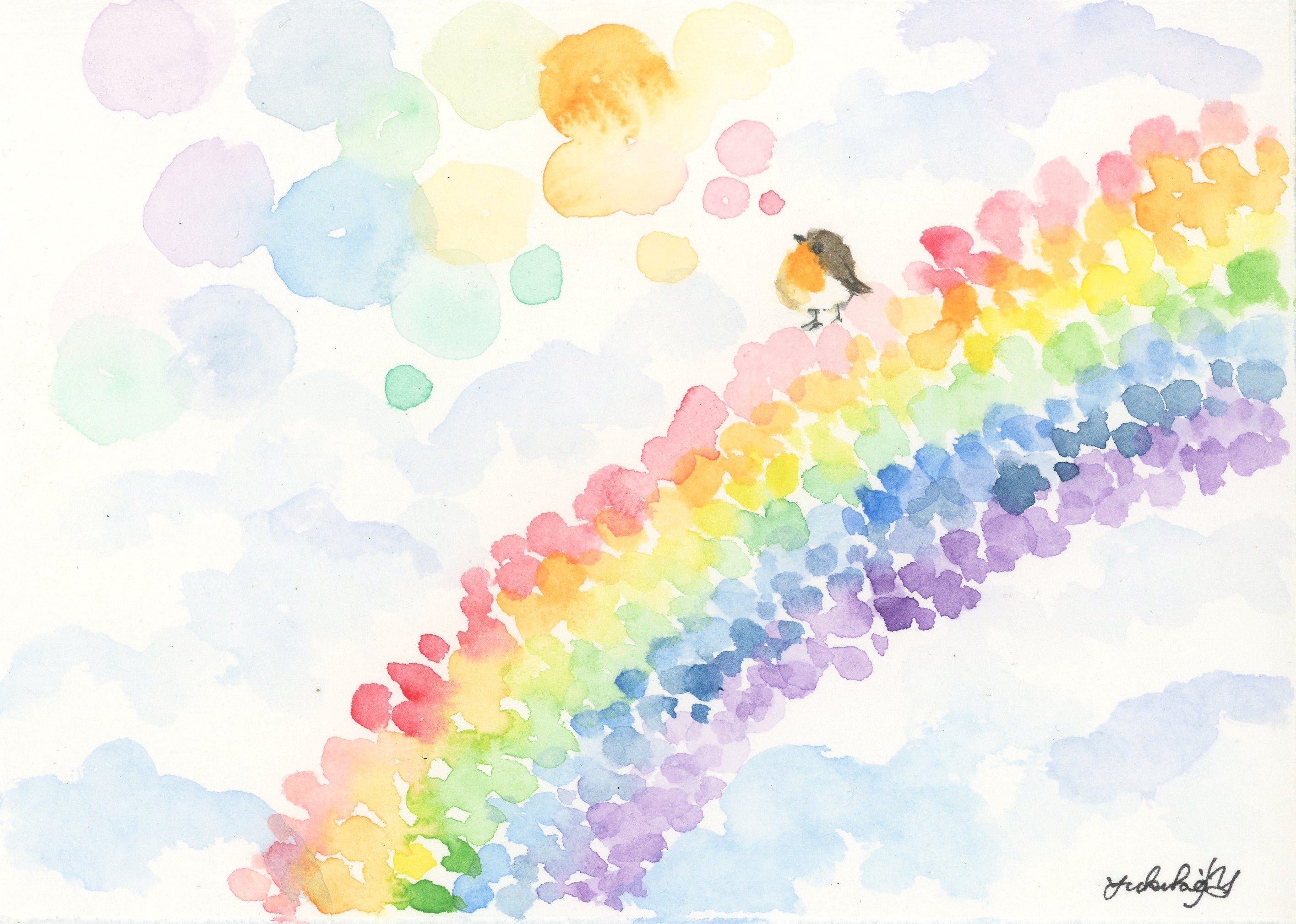 Rainbow of flower