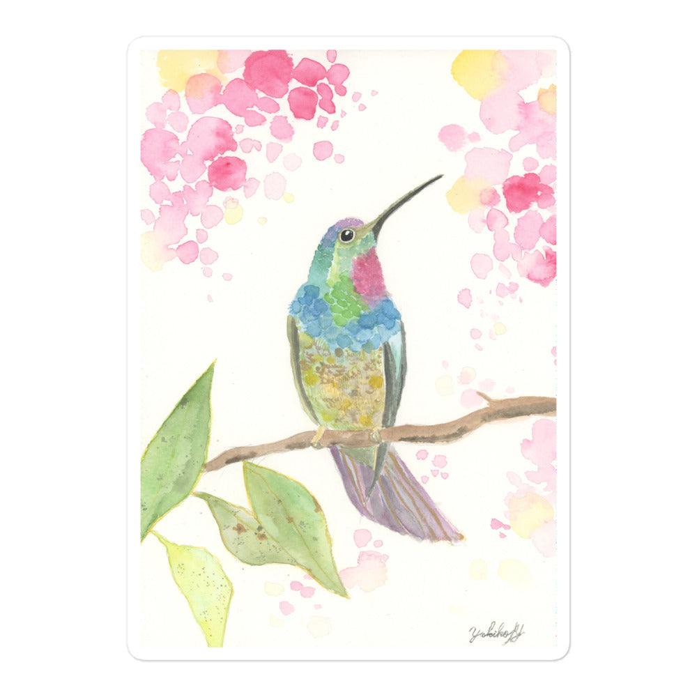 hummingbird 華 Sticker